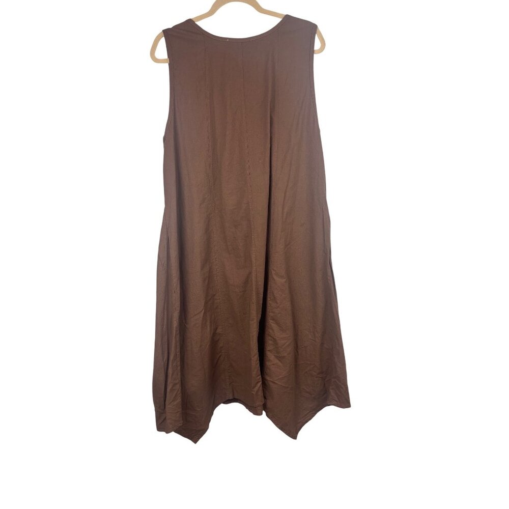 NWT Pretty Angel Brown Sleeveless Lace Embroidered Boho Romantic Dress Fairycore - Picture 5 of 7